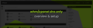 WHM/cPanel DNSONLY overview and setup