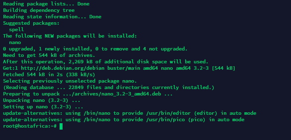 terminal install
