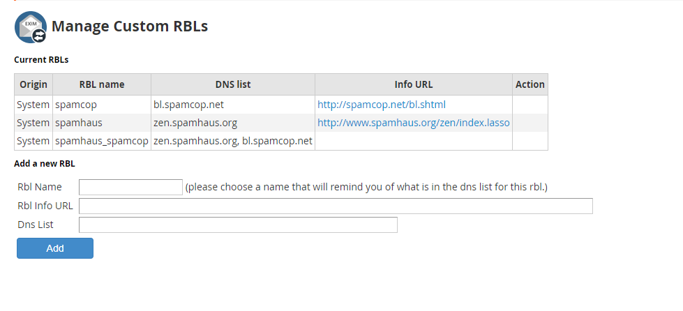 You can add in a custom RBL.