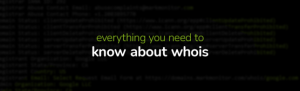 The WHOIS who and what’s what of the internet