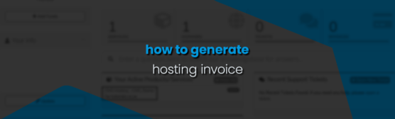 How to Generate a Web Hosting Renewal Invoice from Your Client Area