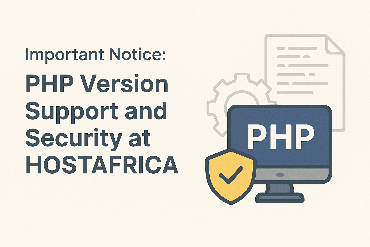 Important Notice: PHP Version Support and Security | September Update 2025