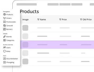 Intuitive product set up