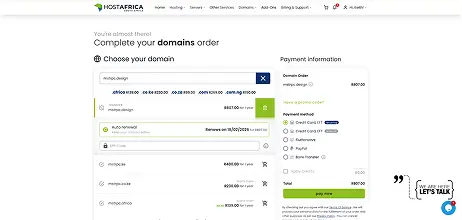 Double check all the data in the “Payment information” section and then click “pay now”.